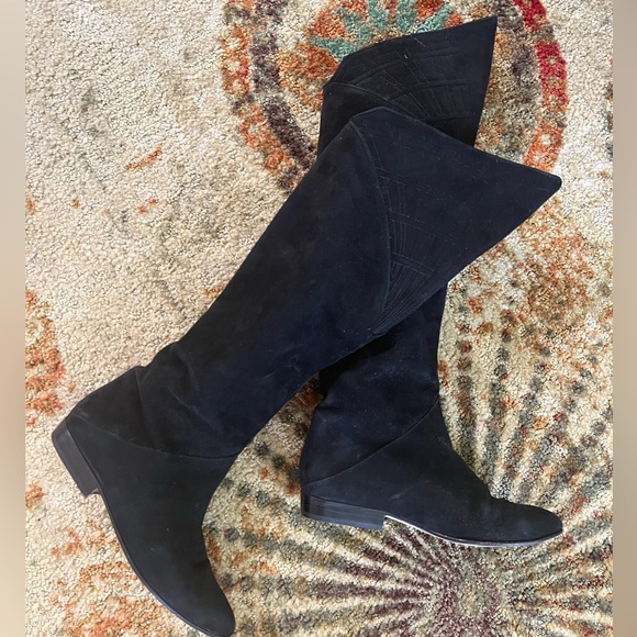 Not Doen VIA SPIGA Suede over the knee boots 5.5 - Picture 1 of 4